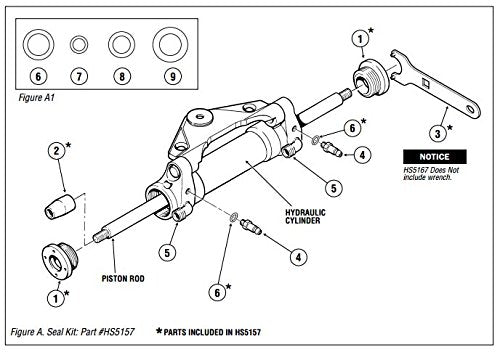 Dometic SeaStar Seal Kit, HS5167, without Wrench