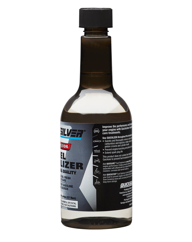 Quicksilver Quickstor Fuel Treatment and Stabilizer - 12 Ounce - 8M0047922