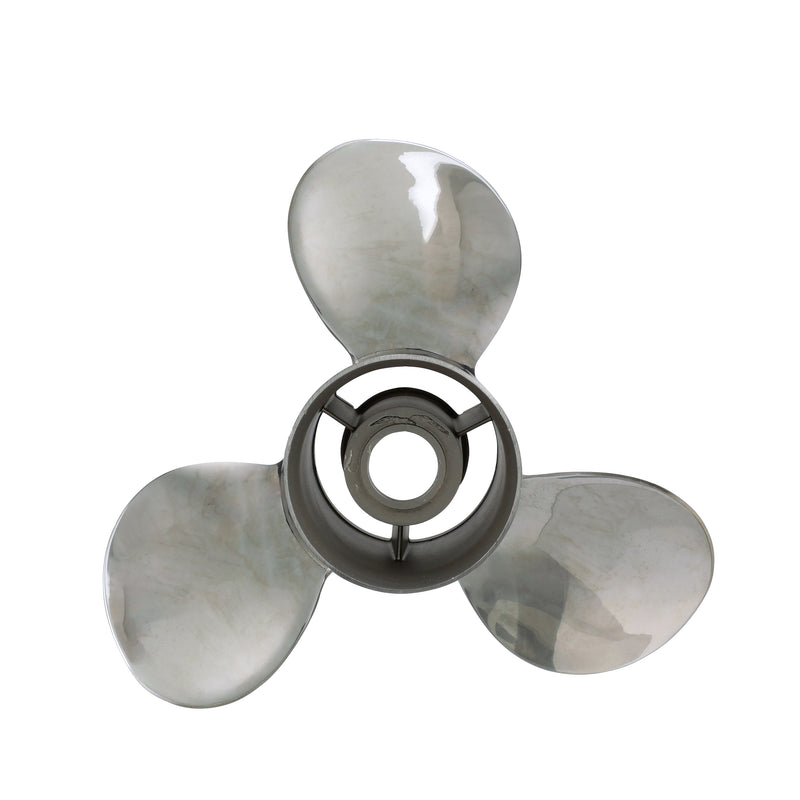 Quicksilver QS5058X Silverado 13.5" diameter X 23" pitch, 3-Blade Stainless Steel Propeller, Right Hand Rotation, 90 CT, 350 HP - QS5058X