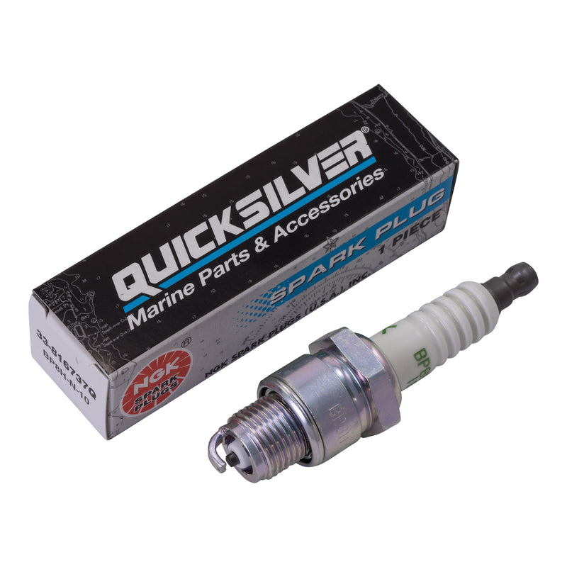 Quicksilver 816737Q NGK BP8HN-10 V-Power Spark Plug, 1-Pack - 816737Q