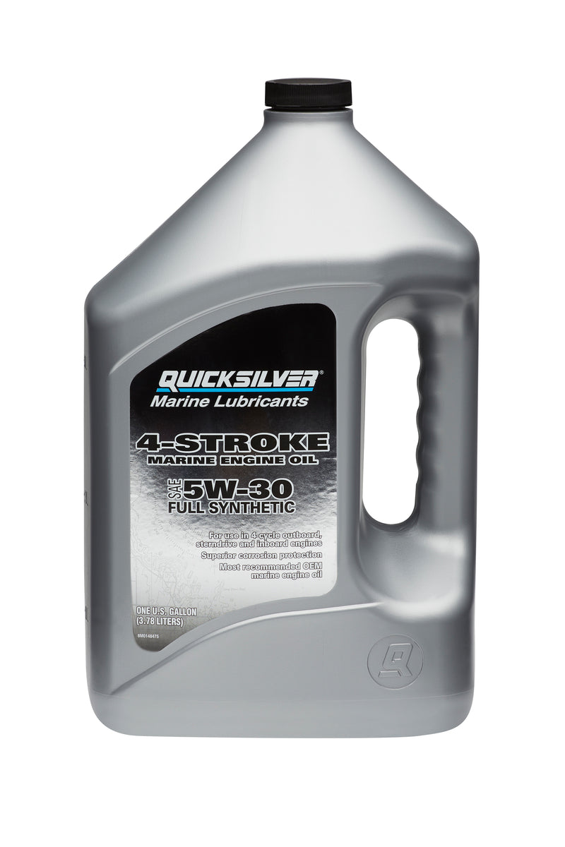 Quicksilver 5W-30 Full Synthetic Marine Engine Oil - 1 Gallon - 8M0148475