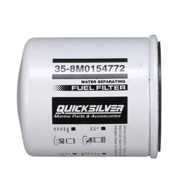 Quicksilver 8M0154772 Water Separating Fuel Filter - Johnson, Evinrude, Volvo, Sierra - 8M0154772