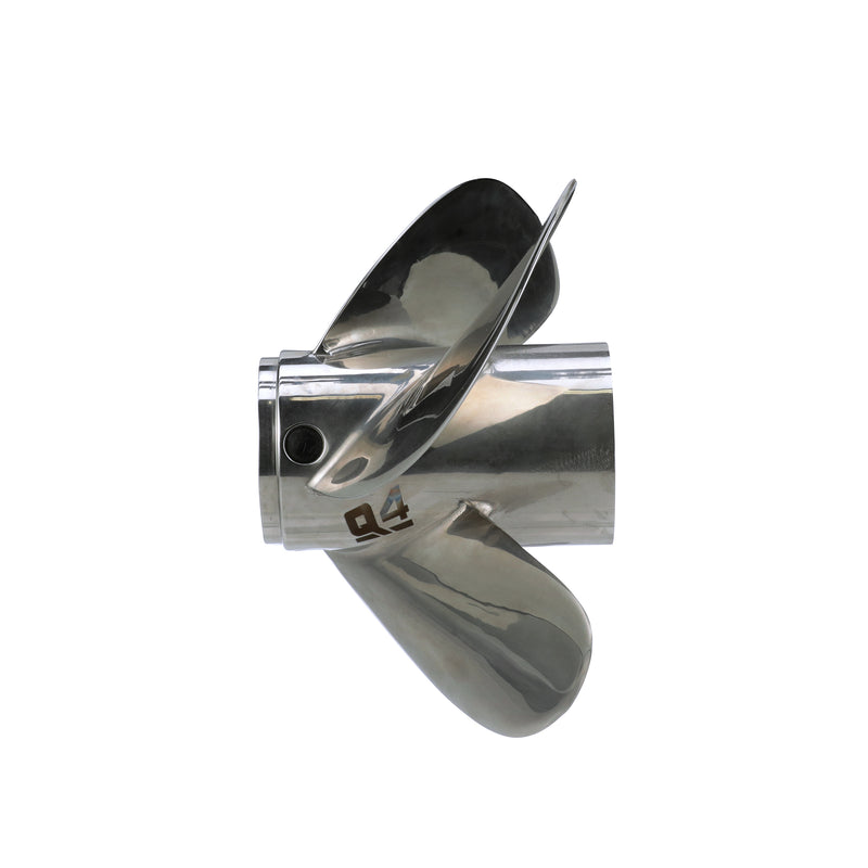 Quicksilver 8M0103531 Q4 14.6" diameter X 21" pitch, 4-Blade Stainless Steel Propeller, Left Hand Rotation, 90 CT, 350 HP - 8M0103531