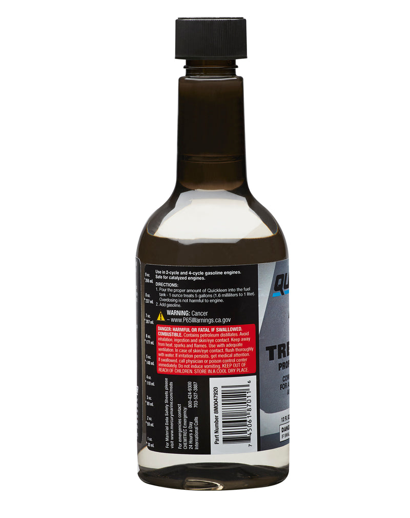 Quicksilver Quickare Fuel Treatment - 12 Ounce - 8M0047920