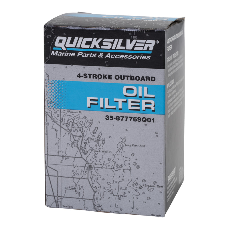 Quicksilver 877769Q01 Oil Filter - Mercury Verado Six-Cylinder Outboards - 877769Q01