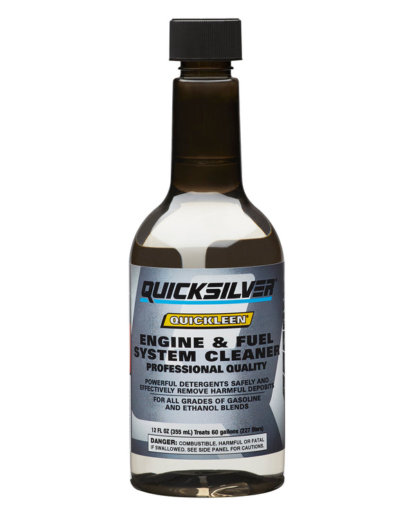 Quicksilver Quickleen Engine and Fuel System Cleaner - 12 Ounce - 8M0047921