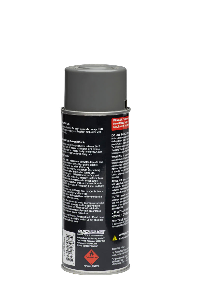 Quicksilver 802878A16 Mariner Gray Enamel Paint - 12 oz Spray Can - 802878Q16