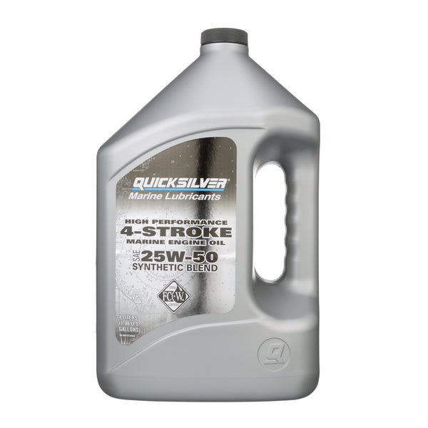 Quicksilver 25W-50 High Performance Synthetic Marine Engine Oil - 1 Gallon - 8M0053664