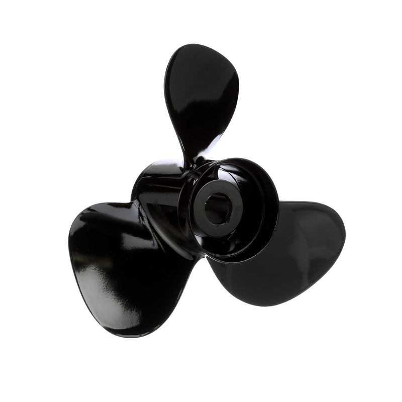 Quicksilver QA1918X Black Diamond 3-Blade Aluminum Propeller - 14.25" diameter x 21" pitch, Right Hand Rotation, 90 CT - 300 HP Mercury/MerCruiser, Black Finish - QA1918X