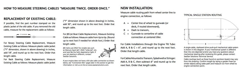 Dometic SeaStar Safe-T Quick Connect Rotary Steering Kit, SS13719, 19ft