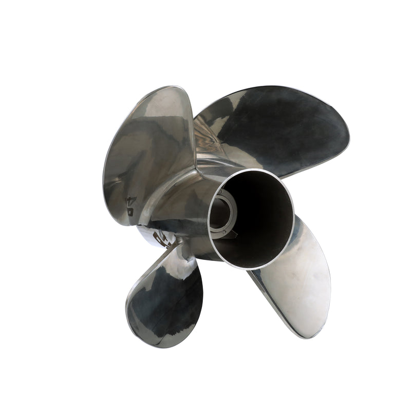 Quicksilver 8M0103533 Q4 14.6" diameter X 23" pitch, 4-Blade Stainless Steel Propeller, Left Hand Rotation, 90 CT, 350 HP - 8M0103533