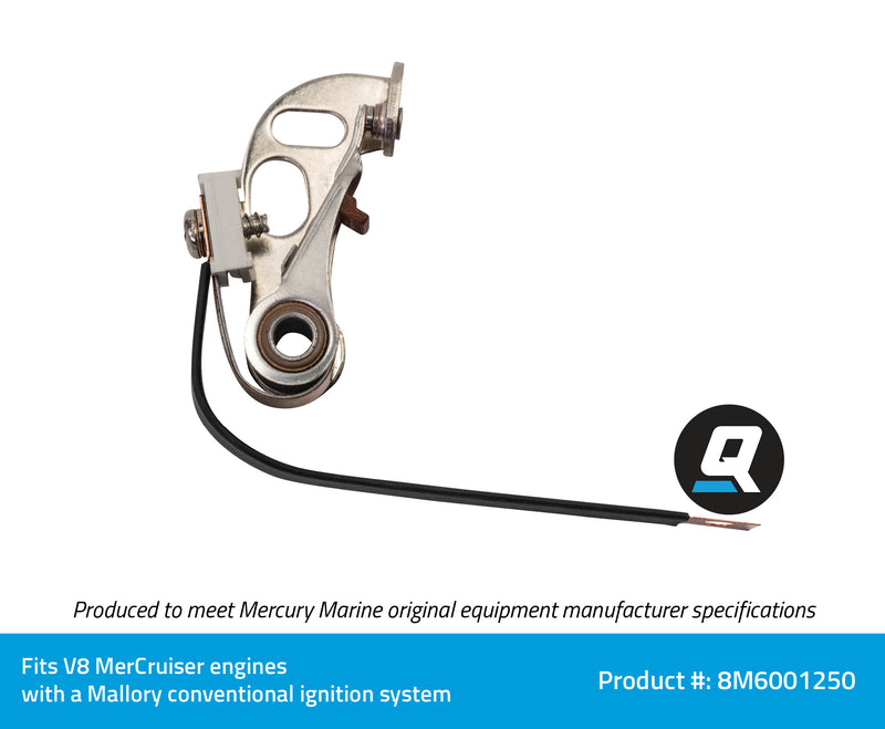 Quicksilver Ignition Points 8M6001250 - MerCruiser Engines with Mallory Conventional Ignition Systems - 8M6001250