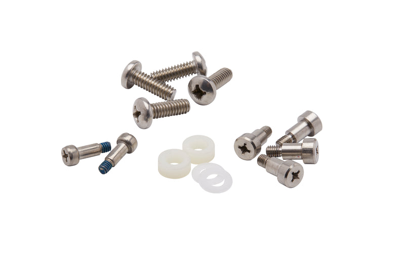 Quicksilver Hardware Kit Mount. Includes: Pins, spacers and washer. Stow deploy accuwator . 4 screws, 4 washer, 2 spacers - 8M0084854