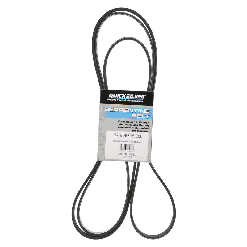 Quicksilver Serpentine Belt 865615Q06 - 2,667 mm Long - For MerCruiser Stern Drive and Inboard Engines - 865615Q06