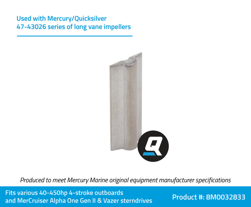 Quicksilver Impeller Key 8M0032833 - 8M0032833