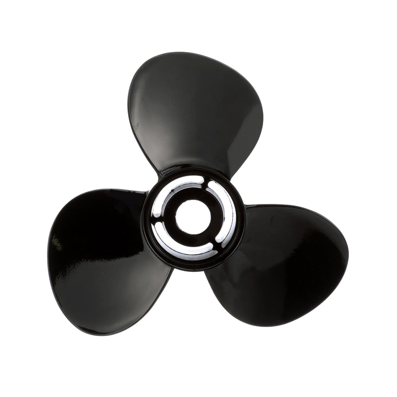 Quicksilver QA2830X Black Diamond 3-Blade Aluminum Propeller - 14" diameter x 11" pitch, Right Hand Rotation, 40 CT - 125 HP Mercury, Black Finish - QA2830X