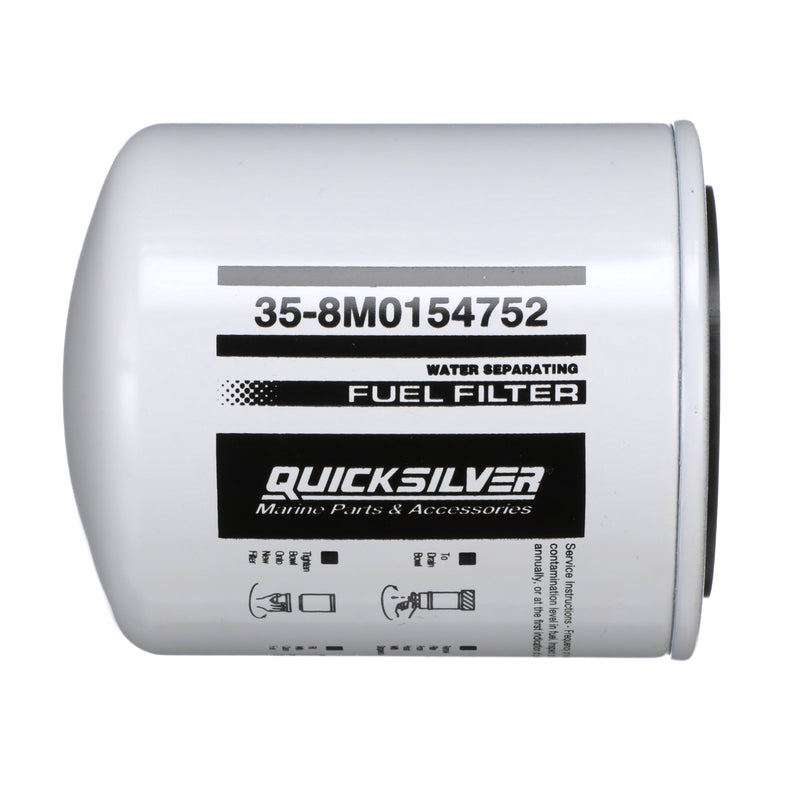 Quicksilver 8M0154752 Water Separating Fuel Filter - Yamaha & Sierra - 8M0154752