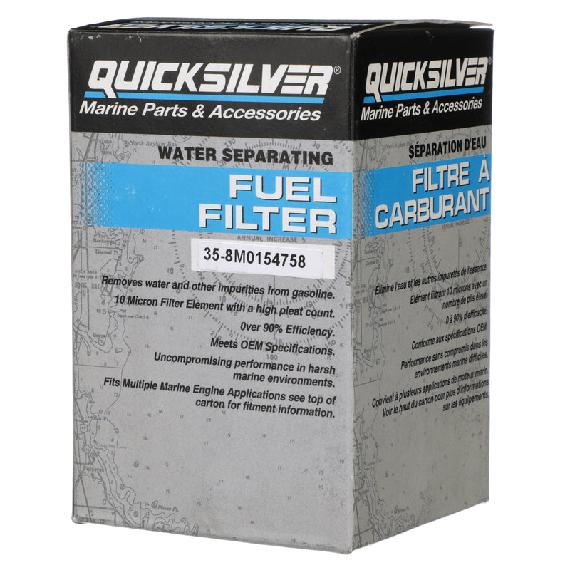 Quicksilver 8M0154758 Water Separating Fuel Filter - Volvo & Sierra - 8M0154758