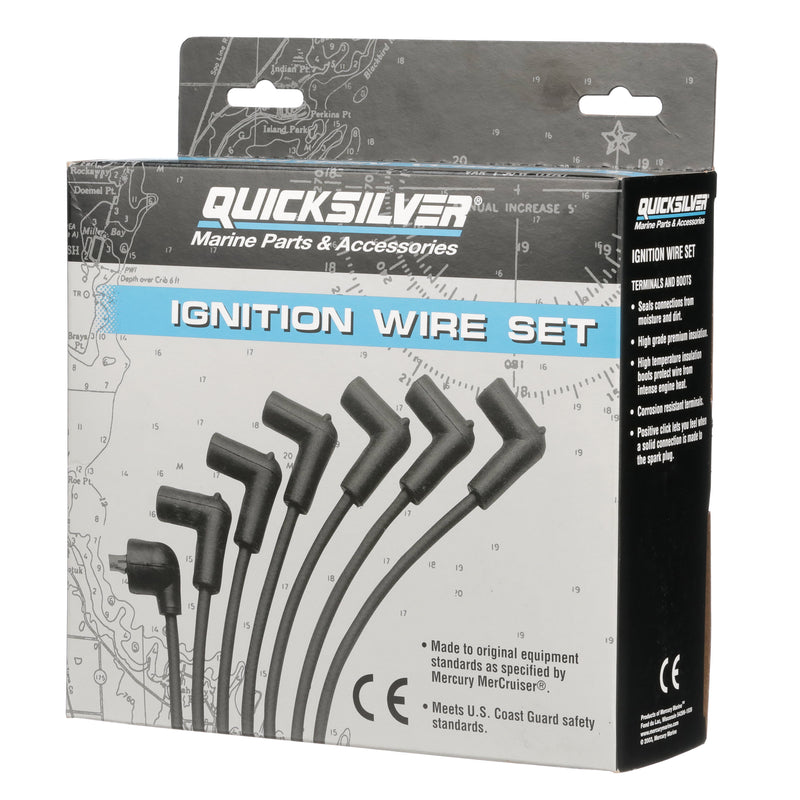 Quicksilver 847701Q26 Blue Wire Spark Plug Wire Kit - 847701Q26