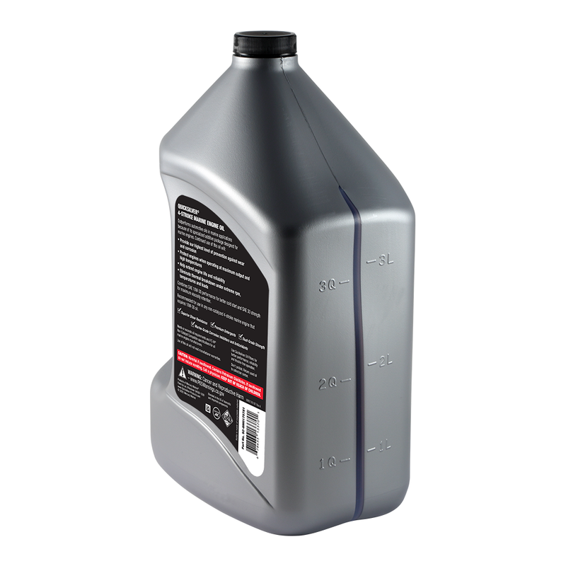 Quicksilver Full Synthetic 10W-30 4-Stroke Marine Engine Oil 8M0175781 - Gallon - 8M0175781