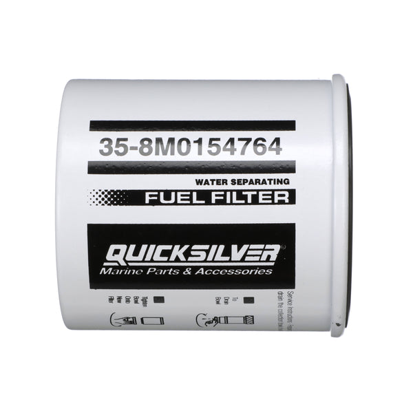 Quicksilver 8M0154764 Water Separating Fuel Filter - Honda, Suzuki, Mallory Racor, Sierra - 8M0154764