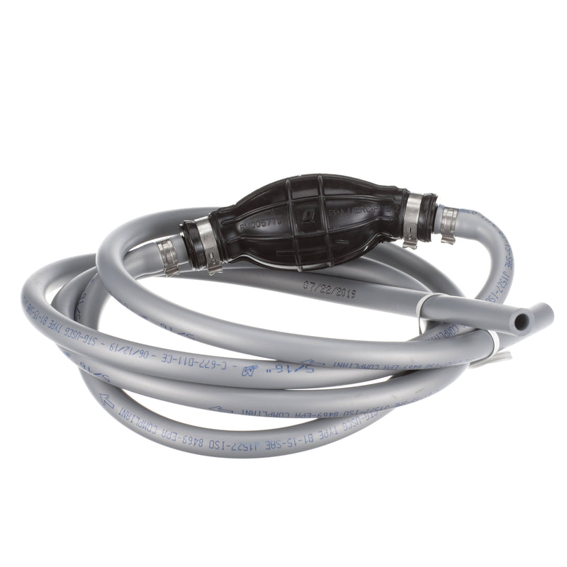 Quicksilver 8M0061811 Fuel Line Assembly – 8 Feet Long With Primer Bulb - 8M0061811