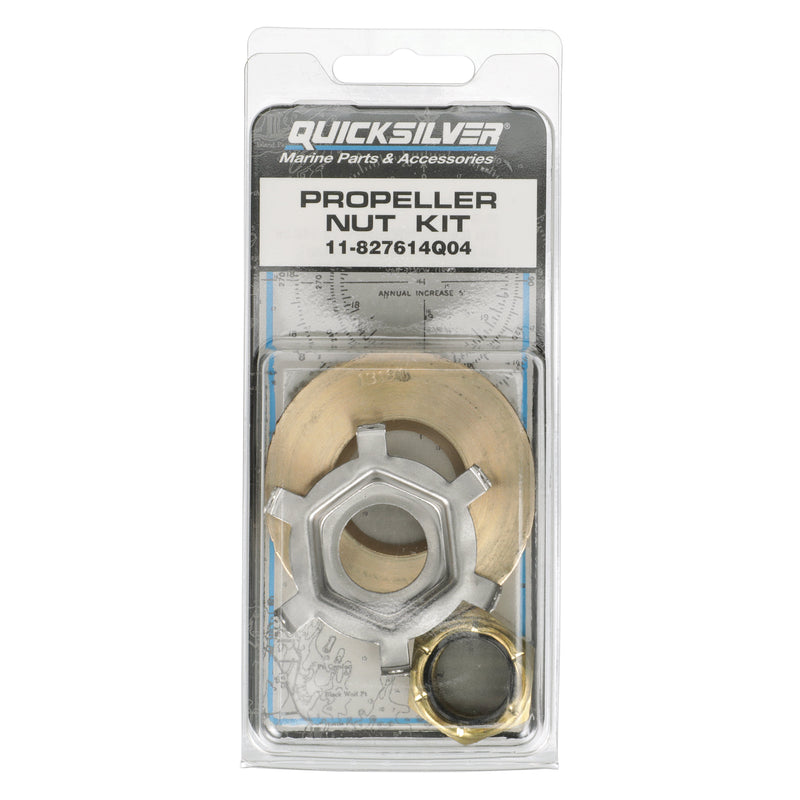 Quicksilver 827614Q04 Propeller Nut Kit - 2 Pack - 827614Q04