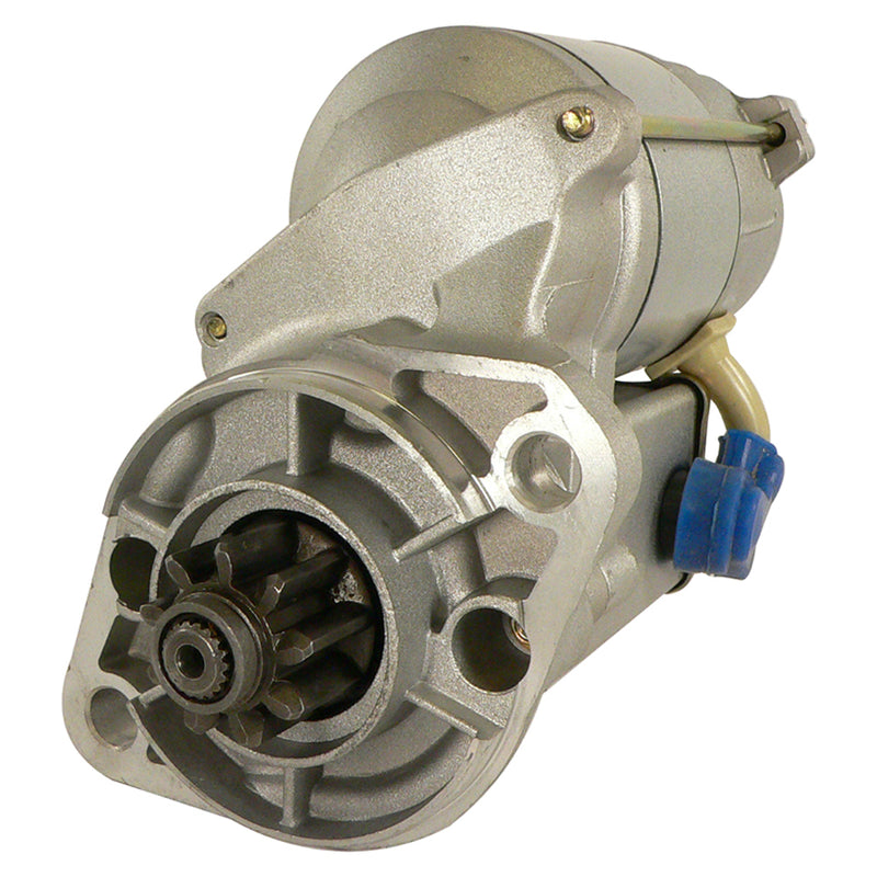 Quicksilver 8M6007397 Engine Starter - 12-Volt - Agricultural - Bobcat - Ingersoll Rand - Avant Tecno - Kubota - New Holland - Mahindra - Universal Marine - Denso - 8M6007397