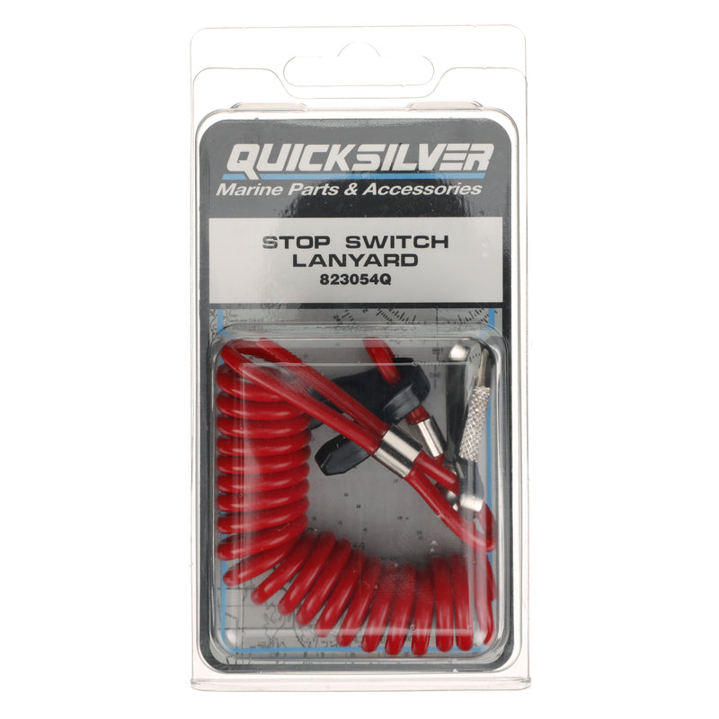 Quicksilver 823054Q Stop Switch Lanyard - Fork Style - 823054Q