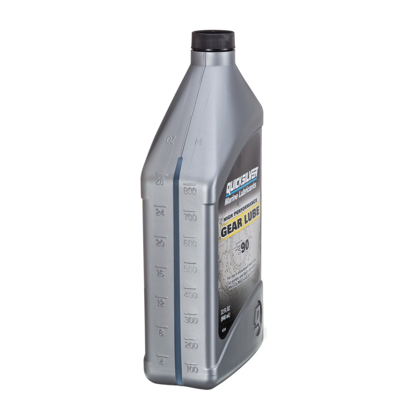 Quicksilver 8M0116465 High Performance Gear Lube - SAE 90 - 1 Quart Bottle - 8M0116465