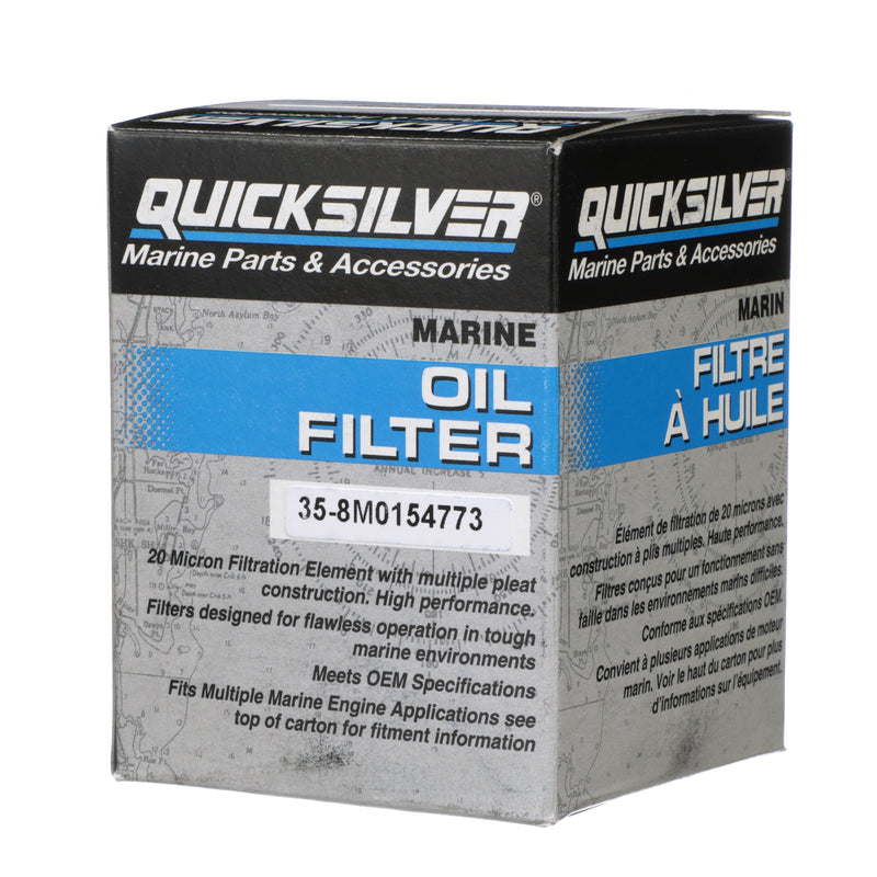 Quicksilver 8M0154773 Oil Filter - Suzuki, Sierra, Mallory - 8M0154773