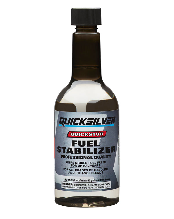 Quicksilver Quickstor Fuel Treatment and Stabilizer - 12 Ounce - 8M0047922