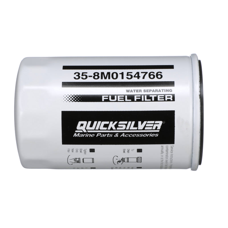 Quicksilver 8M0154766 Water Separating Fuel Filter - Yamaha, Mallory, Sierra - 8M0154766