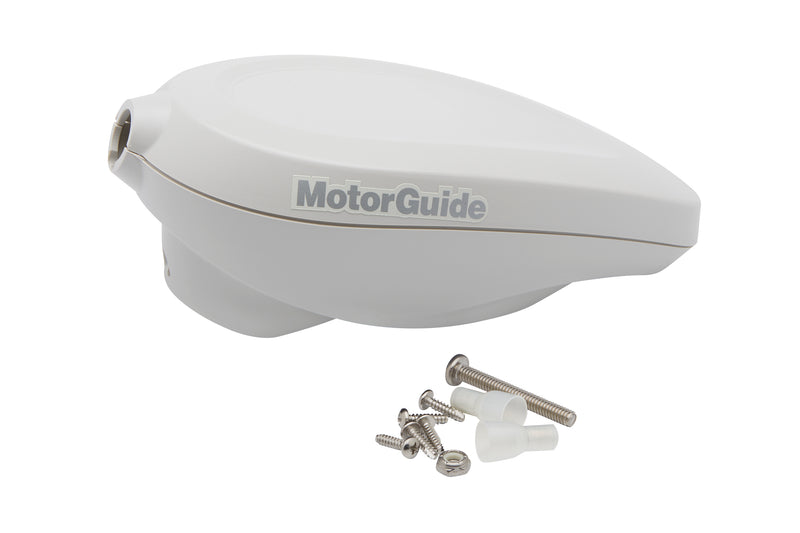 Quicksilver Head Assembly - White. Includes head mounting hardware, upper/lower covers. - 8M0084846