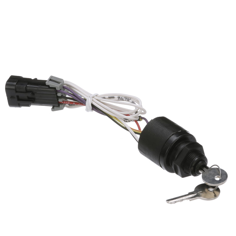 Quicksilver 88107A13 Ignition Key Switch Without Warning Horn - With 6-Pin Connector - 88107A13