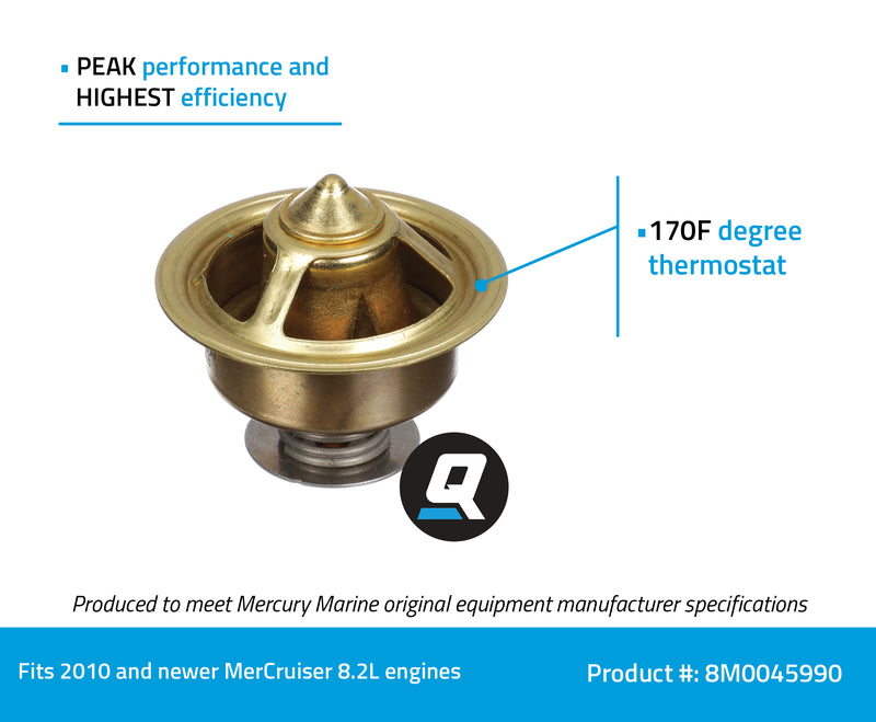 Quicksilver 8M0045990 Replacement Thermostat - 8M0045990