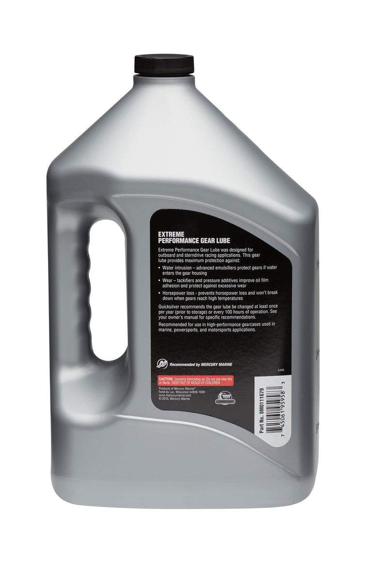 Quicksilver 85W-90 Extreme Performance Gear Lube - 1 Gallon - 8M0111679