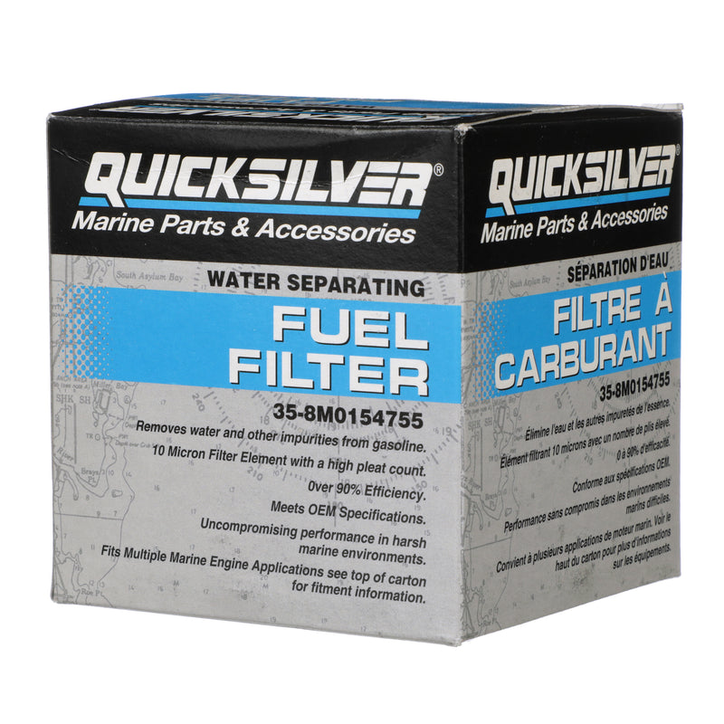 Quicksilver 8M0154755 Water Separating Fuel Filter - Yamaha & Sierra - 8M0154755