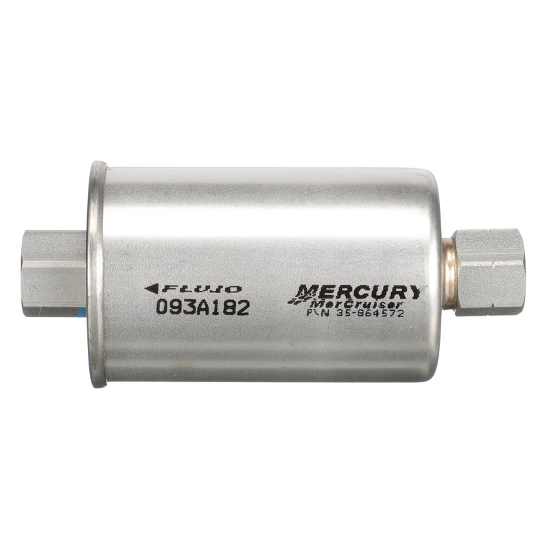 Quicksilver Replacement In-Line Fuel Filter 864572 - For MerCruiser Stern Drive and Inboard Gasoline Engines - 864572