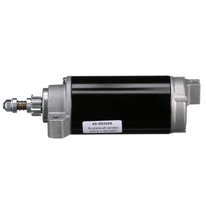 Quicksilver Starter Motor Assembly 893888T - For 40 HP - 60 HP Mercury and Mariner 4-Stroke Outboards - 893888T