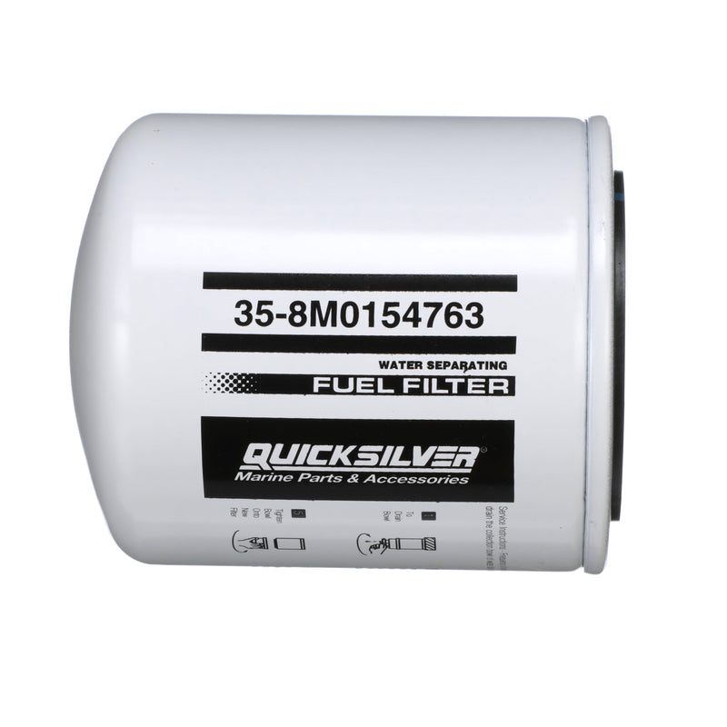 Quicksilver 8M0154763 Water Separating Fuel Filter - Johnson, Evinrude, OMC, Sierra - 8M0154763