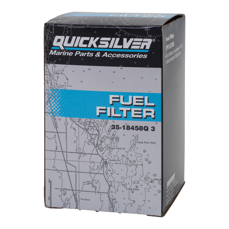Quicksilver 18458Q3 Water Separating Fuel Filter Kit With Black Water Warning Sensor - 18458Q3