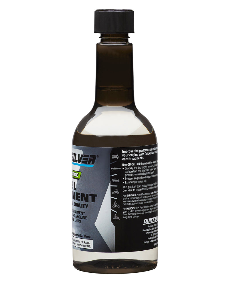 Quicksilver 8M0116461 Quickare Fuel Treatment - 12 Ounce Bottle - 8M0116461