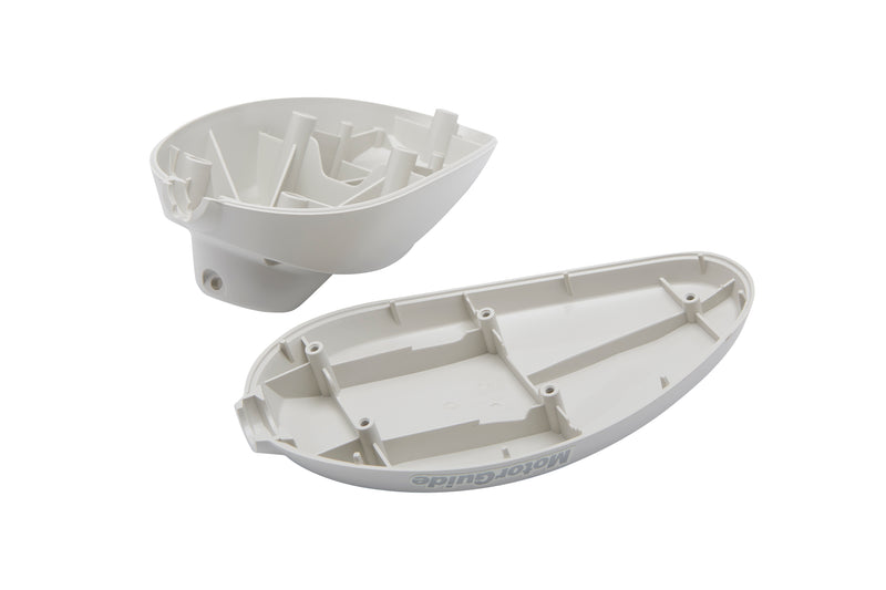 Quicksilver Head Assembly - White. Includes head mounting hardware, upper/lower covers. - 8M0084846