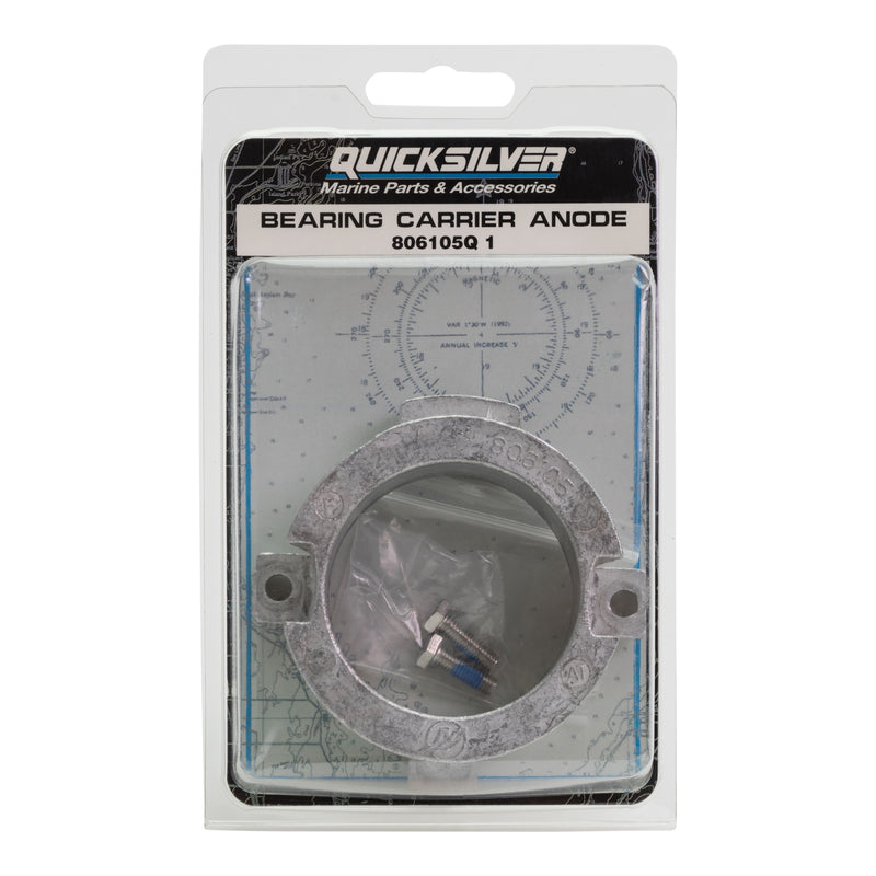 Quicksilver 806105Q1 Aluminum Bearing Carrier Anode - MerCruiser Alpha One Gen II and Vazer Drives - 806105Q1