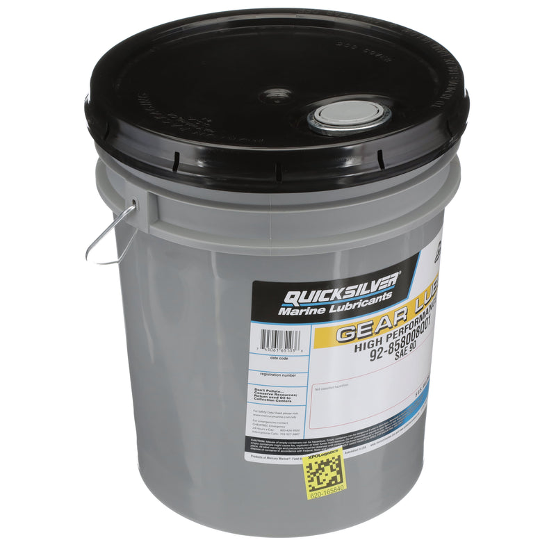 Quicksilver 90 High Performance Gear Lube – 5 Gallon - 858008Q01