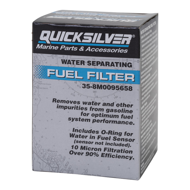 Quicksilver 8M0095658 Water Separating Fuel Filter Kit - Verado V-6 Outboards - 8M0095658