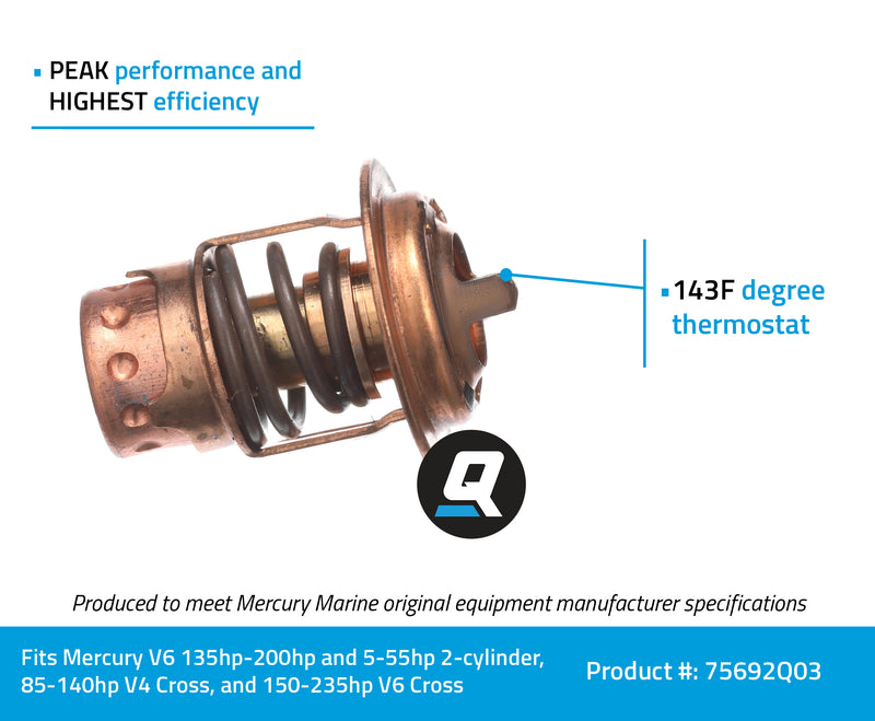 Quicksilver 75692Q03 Replacement Thermostat - 75692Q03