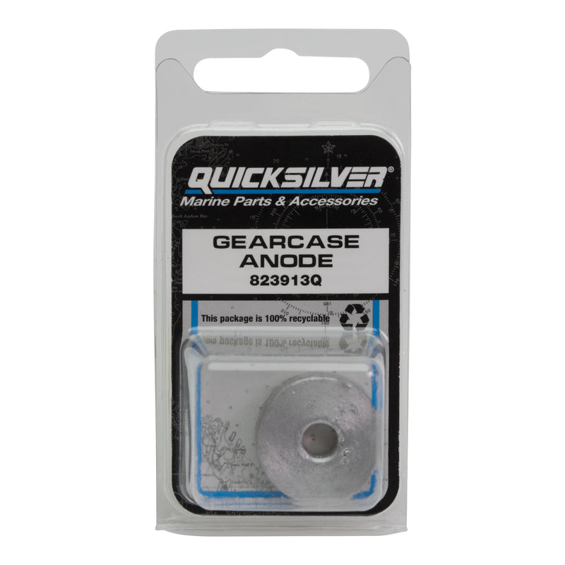 Quicksilver 823913Q Round Button Style Aluminum Anode - 823913Q