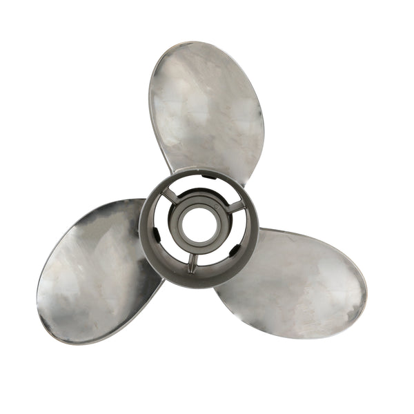 Quicksilver QS5007X Thunderbolt 15.25" diameter X 19" pitch, 3-Blade Stainless Steel Propeller, Left Hand Rotation, 90 CT - QS5007X